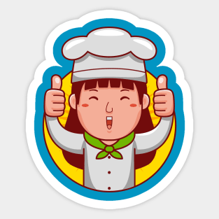 Baker Woman Sticker